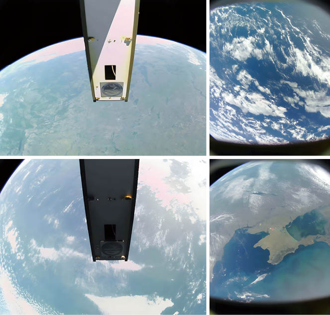 The second-generation Pearl satellite focuses on inter-satellite communication, enabling direct cross-orbit links to build future mega-constellations. Pictured: an on-orbit photo by Pearl.